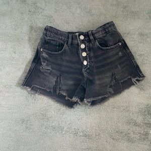 Girls Black Jean Zara shorts size 10